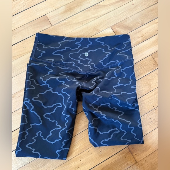 Athleta Elation Train‎ Textured 7/8 tight black and grey leggings - Picture 4 of 6